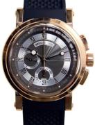 Breguet Herrklocka 5827BR-Z2-5ZU Marine Svart/Gummi Ø42 mm