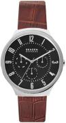 Skagen 99999 Herrklocka SKW6536 Svart/Läder Ø42 mm