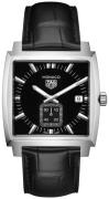 TAG Heuer Monaco WAW131A.FC6177 Svart/Läder