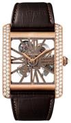 Cartier Tank Mc Herrklocka HPI00715 Skelettskuren/Läder