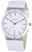 Bering Slim Herrklocka 32239-354 Vit/Läder Ø39 mm