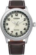 Citizen 99999 Herrklocka BM7480-13X Beige/Läder Ø42 mm