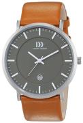 Danish Design Classic Herrklocka 3314515 Grå/Läder Ø42 mm