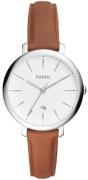 Fossil Jacqueline Damklocka ES4368 Vit/Läder Ø36 mm