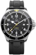 Glycine Combat Sub GL0274 Svart/Gummi Ø46 mm