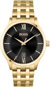 Hugo Boss Elite Herrklocka 1513897 Svart/Gulguldtonat stål Ø41 mm