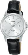 Pulsar 99999 Damklocka PH7509X1 Silverfärgad/Läder Ø29 mm