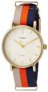 Timex TW2P91600 Weekender Antikvit/Textil Ø37 mm