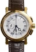 Breguet Herrklocka 5827BA-12-5ZU Marine Silverfärgad/Gummi Ø42 mm