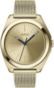 Hugo Boss Damklocka 1540025 Gulguldstonad/Gulguldtonat stål Ø37 mm