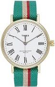 Timex Herrklocka TW2T98500LG Vit/Textil Ø37 mm