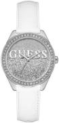 Guess Damklocka W0823L1 Silverfärgad/Läder Ø36 mm