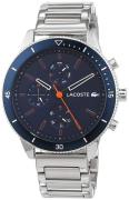 Lacoste Herrklocka 2010995 Blå/Stål Ø44 mm