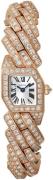 Cartier Damklocka WJBJ0004 Maillon De Silverfärgad/18 karat roséguld