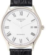 Longines Herrklocka L4.960.4.11.2 Lyre Vit/Läder Ø38.5 mm