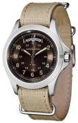 Hamilton Herrklocka H64451353 Khaki Brun/Stål Ø40 mm