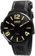 U-Boat Herrklocka 8108 Capsoil Svart/Läder Ø45 mm