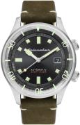 Spinnaker Herrklocka SP-5062-02 Bradner Svart/Läder Ø42 mm