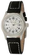 Hamilton Damklocka H68311453 Khaki Silverfärgad/Läder Ø33 mm