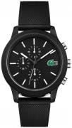 Lacoste Herrklocka 2010972 Svart/Gummi Ø44 mm