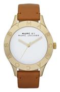 Marc by Marc Jacobs Damklocka MBM1218 Blade Vit/Läder Ø40 mm