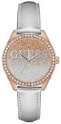 Guess Damklocka W0823L7 Dress Flerfärgad/Läder Ø36 mm