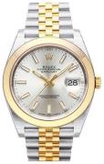 Rolex Herrklocka 126303-0002 Datejust 41 Silverfärgad/18 karat gult