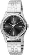 Esprit Damklocka ES1L222M0055 Svart/Stål Ø34 mm