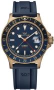 Glycine Herrklocka GL0321 Combat Sub Blå/Gummi Ø42 mm