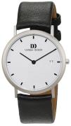 Danish Design Herrklocka 3316113 Classic Silverfärgad/Läder Ø35 mm