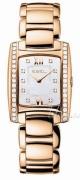 Ebel Damklocka 1215859 Brasilia Mini Vit/18 karat roséguld 29x24 mm