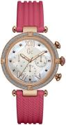 Guess Damklocka Y16010L1 Collection Silverfärgad/Gummi Ø38 mm