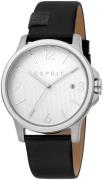 Esprit Herrklocka ES1G156L0015 Course Silverfärgad/Läder Ø40 mm