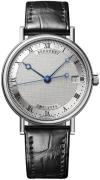 Breguet Damklocka 9067BB-12-976 Classique Silverfärgad/Läder Ø33.5