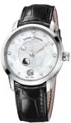 Ulysse Nardin Damklocka 8293-123-2-991 Classico Vit/Läder Ø35 mm