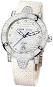 Ulysse Nardin Damklocka 8103-101EC-3C-10 Ladies Diver Vit/Gummi Ø40