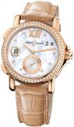 Ulysse Nardin Damklocka 246-22B-391 Dual Time Lady Vit/Läder Ø37 mm