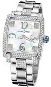 Ulysse Nardin Damklocka 130-91AC-8C-601 Ladies Caprice Vit/18 karat