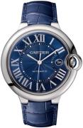 Cartier Herrklocka WSBB0027 Ballon Bleu De Blå/Läder Ø42 mm