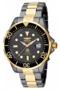 Invicta Herrklocka 15846 Pro Diver Svart/Gulguldtonat stål Ø47 mm