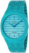 Gucci 25H Damklocka YA163315 Blå/Stål Ø40 mm