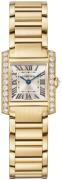 Cartier Damklocka WJTA0039 Tank Francaise Silverfärgad/18 karat gult