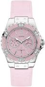 Guess Damklocka W0775L15 Limelight Rosa/Läder Ø40 mm