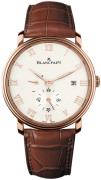 Blancpain Herrklocka 6606-3642-55A Villeret Vit/Läder Ø40 mm