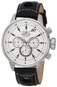 Invicta Herrklocka 23599 S1 Silverfärgad/Läder Ø47 mm