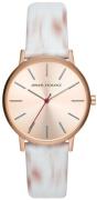 Armani Exchange Damklocka AX5588 Lola Roséguldstonad/Läder Ø36 mm