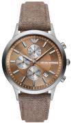 Emporio Armani Herrklocka AR11456 Renato Brun/Textil Ø43 mm