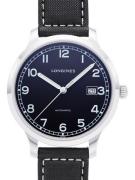 Longines Herrklocka L2.788.4.53.0 Svart/Textil Ø40 mm