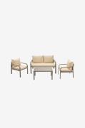 Hanah Home - Sittgrupp för trädgården - Arya - Beige - Loungemöbler - ...