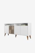 Hanah Home - Avlastningsbord Milana 160 cm - Vit - Skänkar & sideboard...